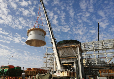 Электростанция простого цикла в Мисурате мощностью 650 МВт - 2 х 325 МВт Siemens газотурбинная установка / Ливия