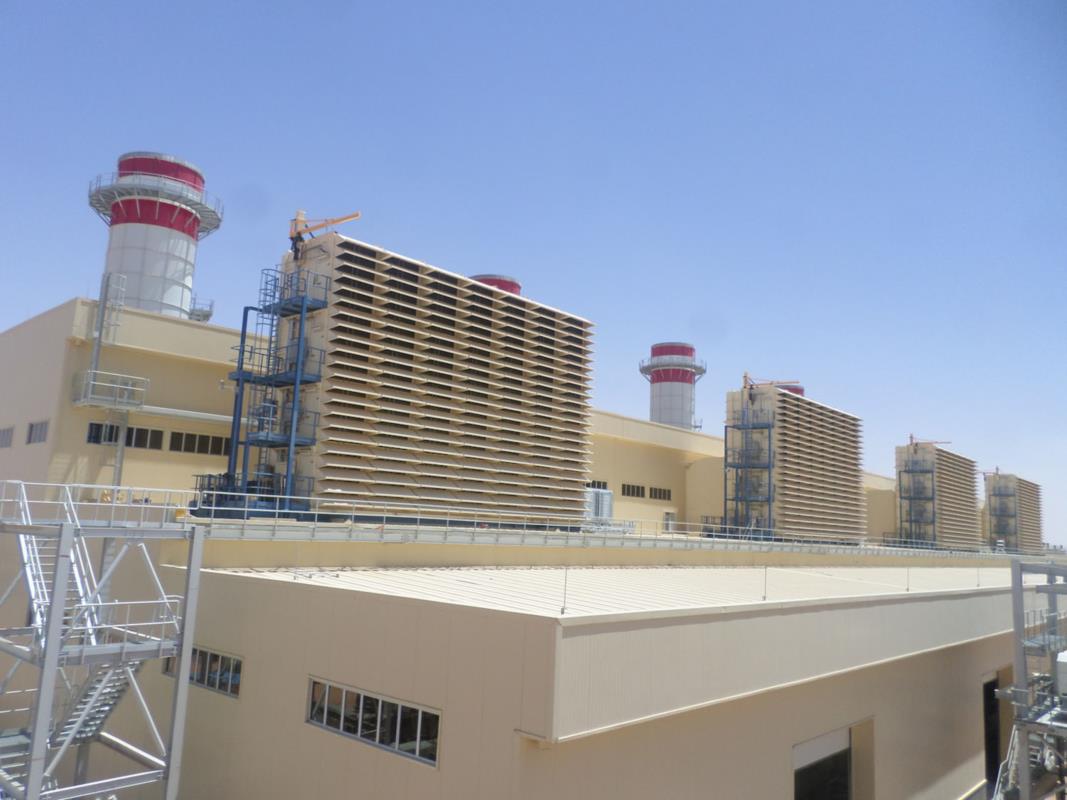 ENKA - Libyen Obari 640 MW SCPP Gasturbine und Hilfsausrüstung Montage
