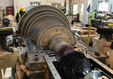 Установка для утилизации отходящего тепла AkçanSA Cement - капитальный ремонт паровой турбины мощностью 15 МВт