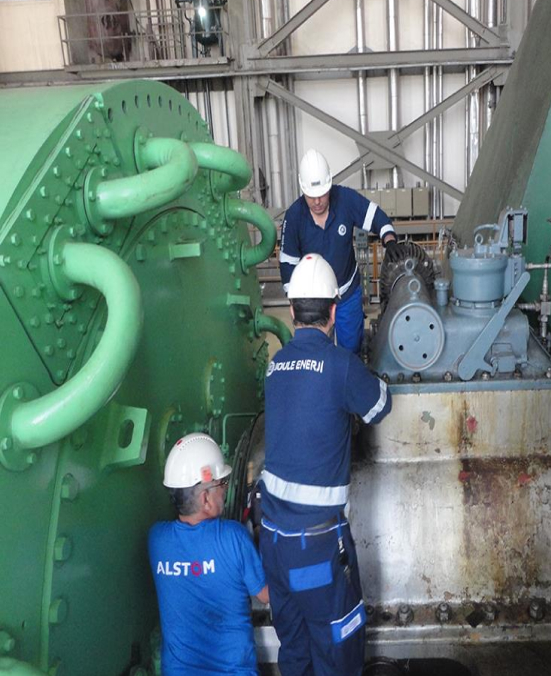 Электростанция Yatağan - Капитальный ремонт паровой турбины и генератора мощностью 210 МВт в сотрудничестве с ALSTOM
