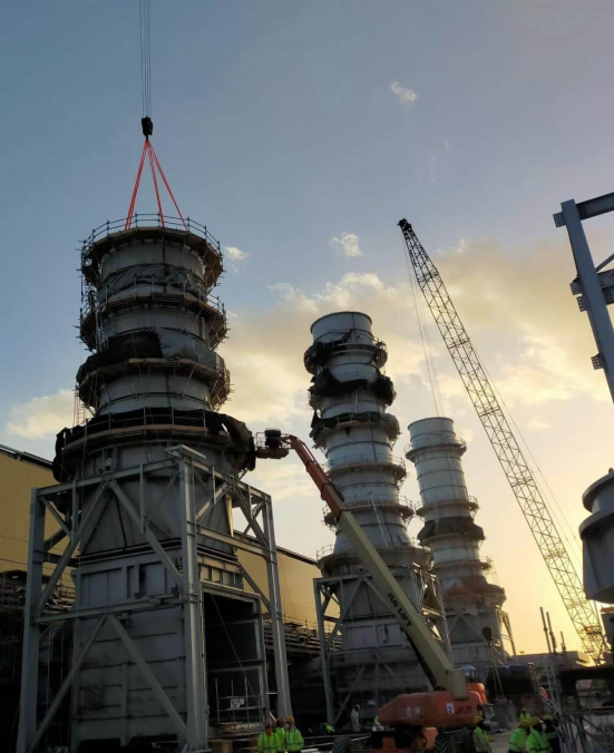 Электростанция простого цикла в Западном Триполи мощностью 671 МВт - Siemens газотурбинные установки 4 x 168 МВт / Ливия