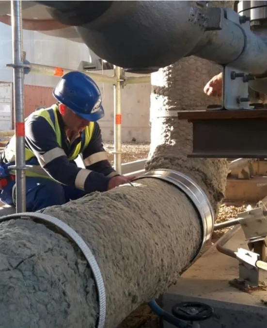 EnerjiSA Bandırma II 600 MW Kombikraftwerk - KAEFER Dämmarbeiten
