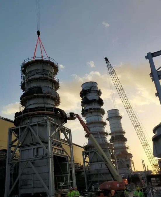 Tripolis West 671 MW SCPP - 4 x 168 MW Siemens Gasturbinenanlage / Libyen
